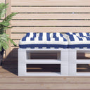 vidaXL Palletkussen 58x58x10 cm stof antracietkleurig