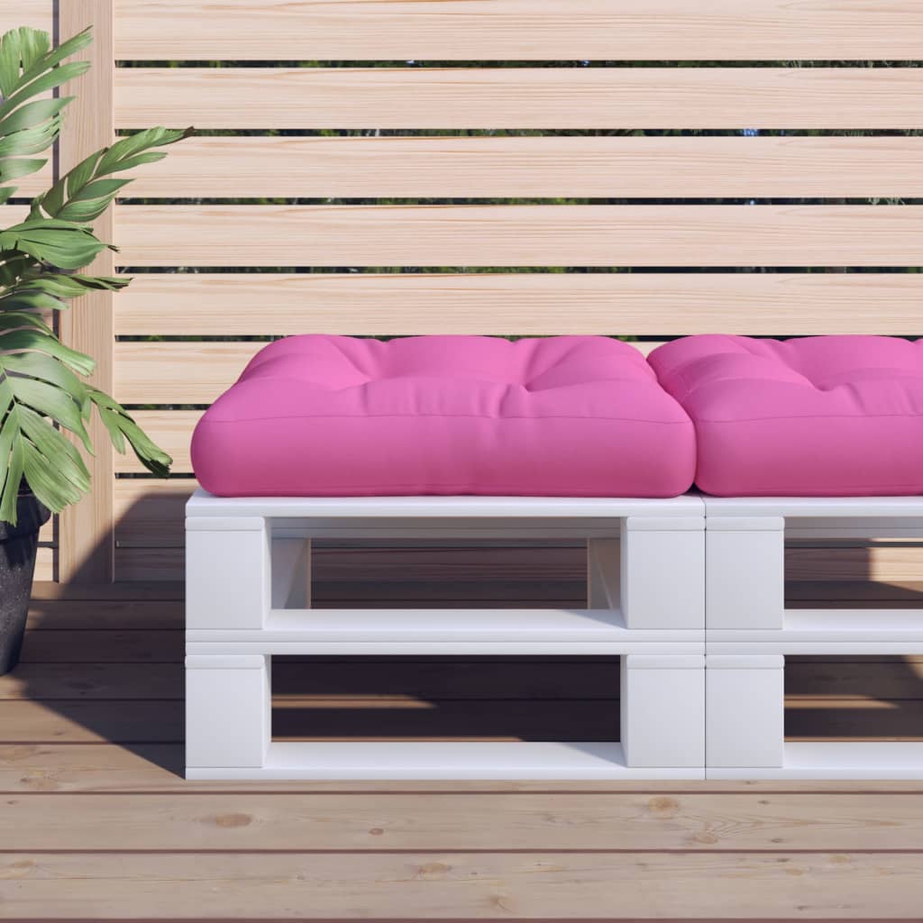 vidaXL Palletkussen 58x58x10 cm stof antracietkleurig