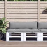 vidaXL Palletkussen 58x58x10 cm stof antracietkleurig