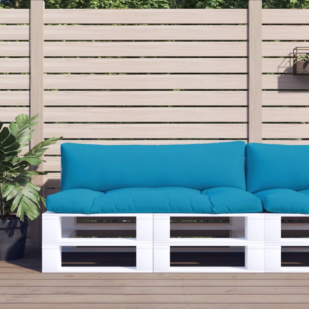 vidaXL Palletkussen 58x58x10 cm stof antracietkleurig