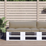 vidaXL Palletkussen 58x58x10 cm stof antracietkleurig