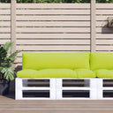 vidaXL Palletkussen 58x58x10 cm stof antracietkleurig