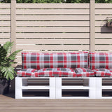 vidaXL Palletkussen 58x58x10 cm stof antracietkleurig