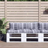 vidaXL Palletkussen 58x58x10 cm stof antracietkleurig