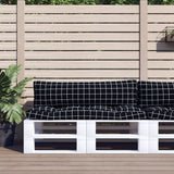vidaXL Palletkussen 58x58x10 cm stof antracietkleurig