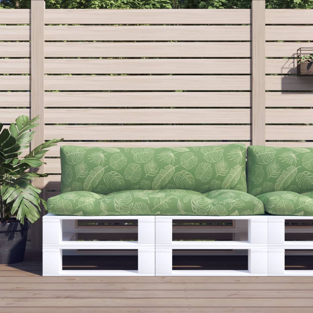 vidaXL Palletkussen 58x58x10 cm stof antracietkleurig