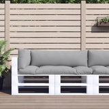 vidaXL Palletkussen 58x58x10 cm stof antracietkleurig