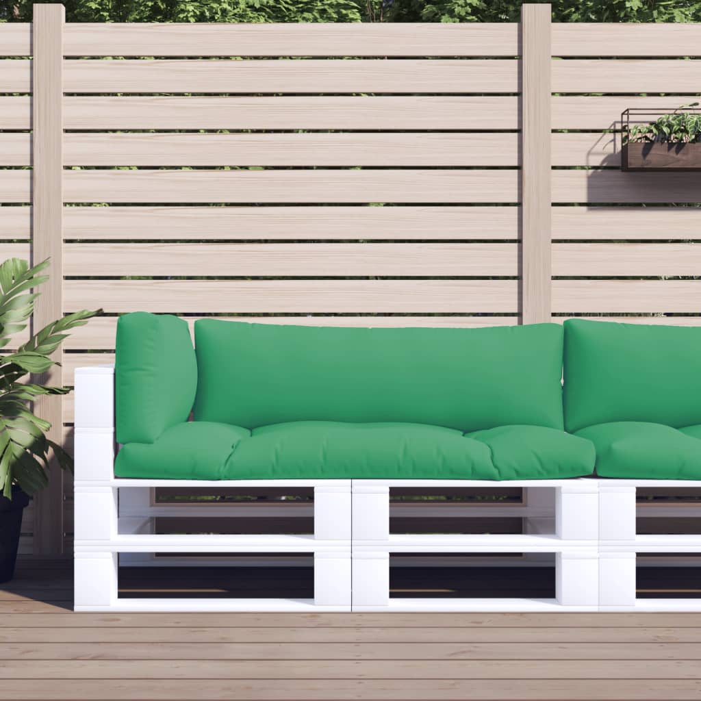 vidaXL Palletkussen 58x58x10 cm stof antracietkleurig
