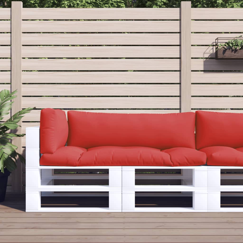 vidaXL Palletkussen 58x58x10 cm stof antracietkleurig