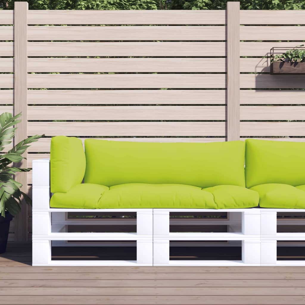 vidaXL Palletkussen 58x58x10 cm stof antracietkleurig