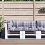 vidaXL Palletkussen 58x58x10 cm stof antracietkleurig
