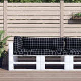 vidaXL Palletkussen 58x58x10 cm stof antracietkleurig
