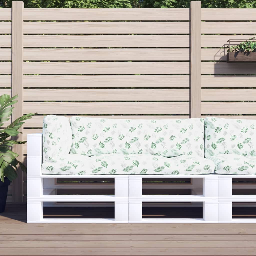vidaXL Palletkussen 58x58x10 cm stof antracietkleurig