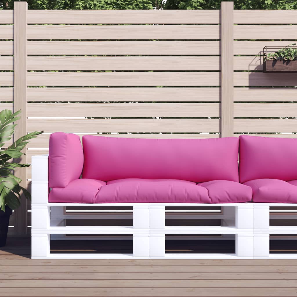 vidaXL Palletkussen 58x58x10 cm stof antracietkleurig
