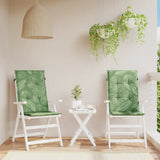 vidaXL Garden Chair Cushions 6 pcs high back 120x50x3 cm fabric anthracite