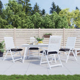 vidaXL Stoelkussens 2 st 40x40x7 cm oxford stof antracietkleurig