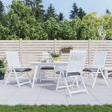 vidaXL Stoelkussens 2 st 40x40x7 cm oxford stof antracietkleurig