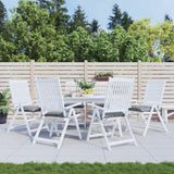 vidaXL Stoelkussens 2 st 40x40x7 cm oxford stof antracietkleurig