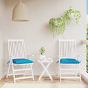 vidaXL Stoelkussens 2 st 40x40x7 cm oxford stof antracietkleurig