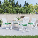 vidaXL Stoelkussens 2 st 40x40x7 cm oxford stof antracietkleurig