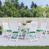 vidaXL Stoelkussens 2 st 40x40x7 cm oxford stof antracietkleurig
