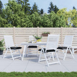 vidaXL Stoelkussens 2 st 40x40x7 cm oxford stof antracietkleurig