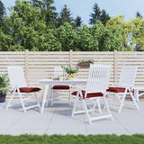vidaXL Stoelkussens 2 st 40x40x7 cm oxford stof antracietkleurig