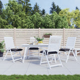 vidaXL Stoelkussens 2 st 40x40x7 cm oxford stof antracietkleurig