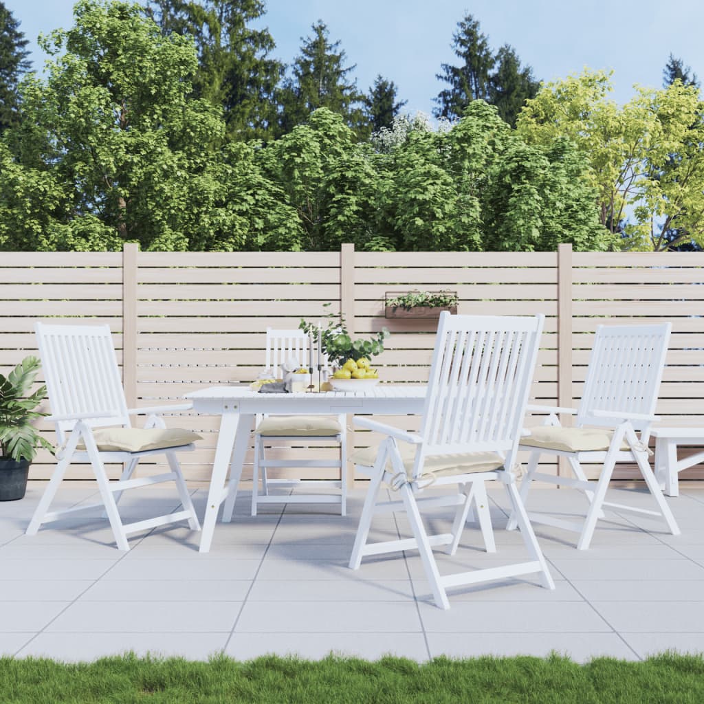 vidaXL Stoelkussens 2 st 40x40x7 cm oxford stof antracietkleurig