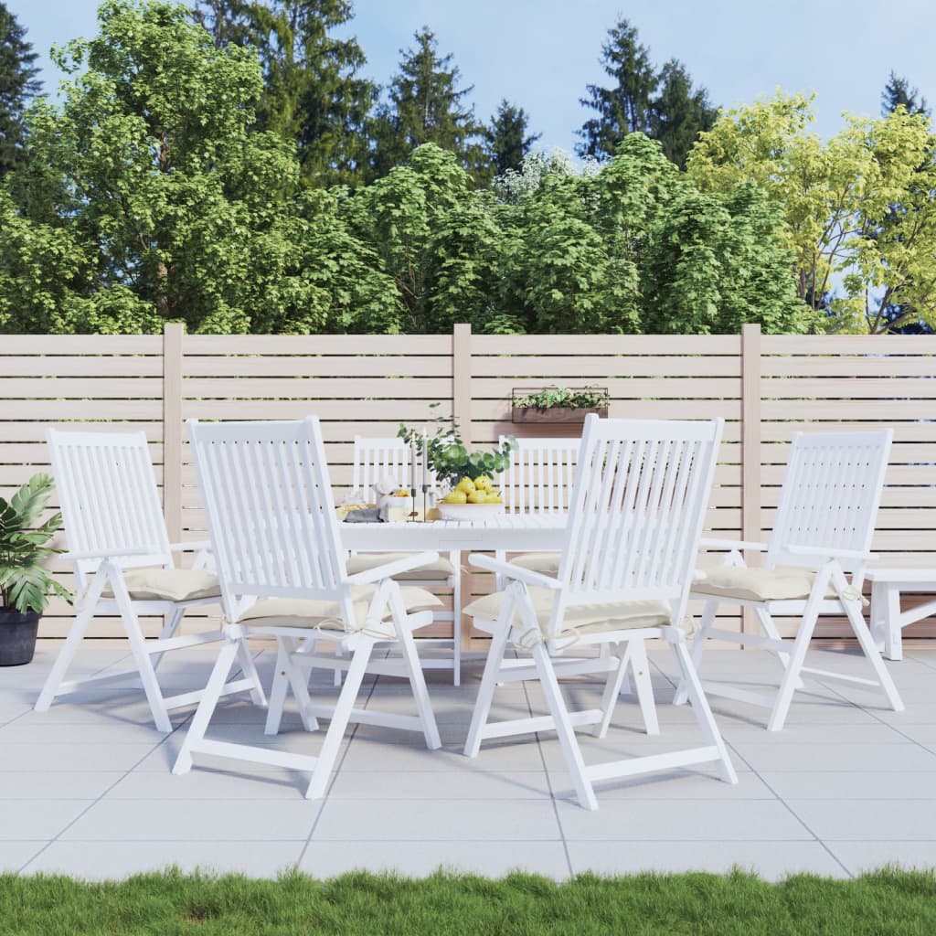 vidaXL Stoelkussens 2 st 40x40x7 cm oxford stof antracietkleurig