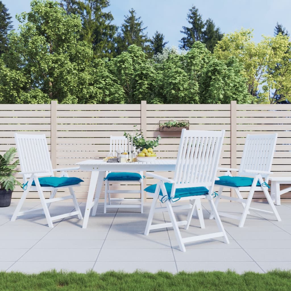 vidaXL Stoelkussens 2 st 40x40x7 cm oxford stof antracietkleurig