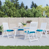 vidaXL Stoelkussens 2 st 40x40x7 cm oxford stof antracietkleurig