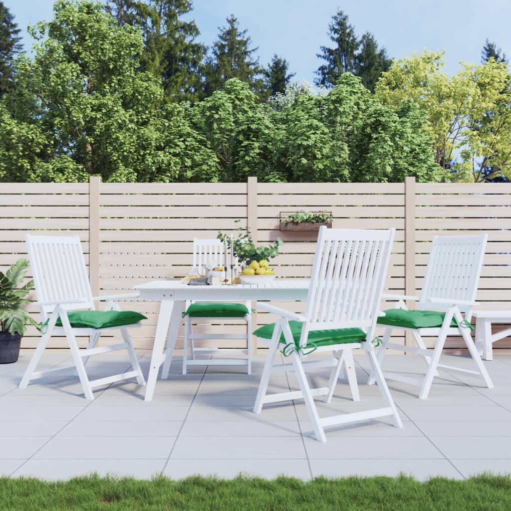 vidaXL Stoelkussens 2 st 40x40x7 cm oxford stof antracietkleurig