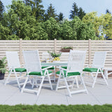 vidaXL Stoelkussens 2 st 40x40x7 cm oxford stof antracietkleurig