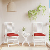 vidaXL Stoelkussens 2 st 40x40x7 cm oxford stof antracietkleurig