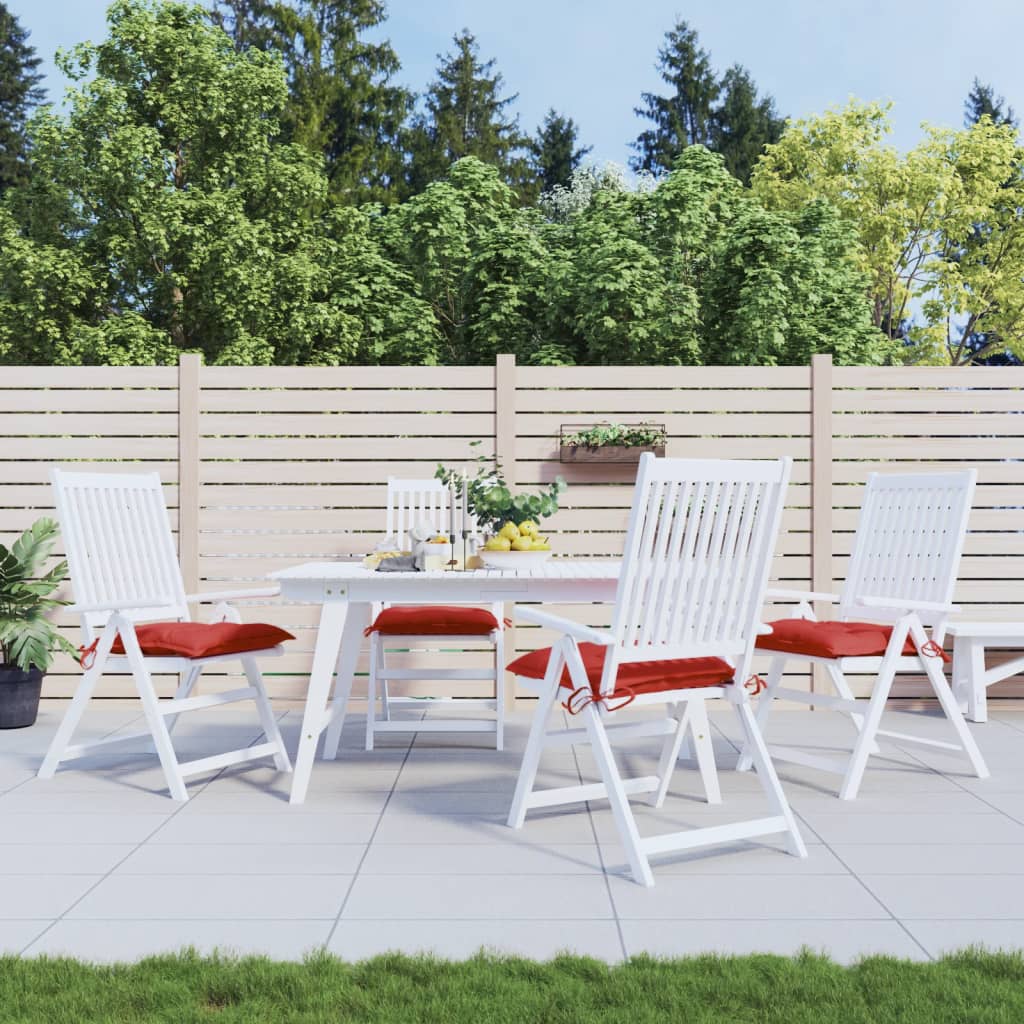 vidaXL Stoelkussens 2 st 40x40x7 cm oxford stof antracietkleurig