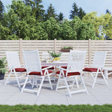 vidaXL Stoelkussens 2 st 40x40x7 cm oxford stof antracietkleurig