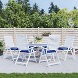 vidaXL Stoelkussens 2 st 40x40x7 cm oxford stof antracietkleurig