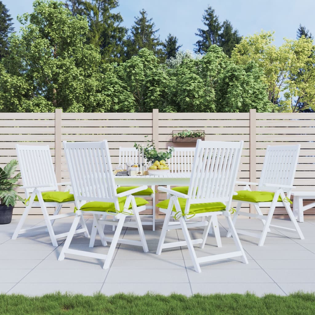 vidaXL Stoelkussens 2 st 40x40x7 cm oxford stof antracietkleurig