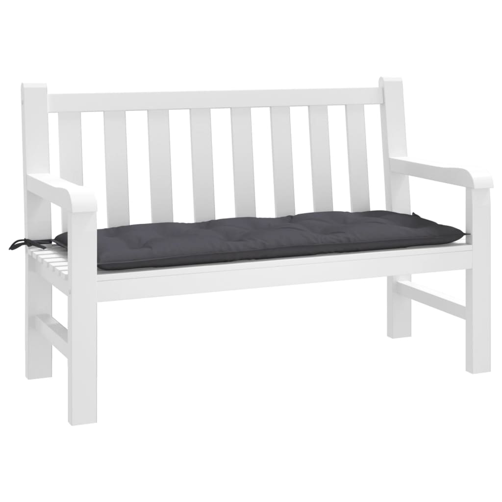 vidaXL Tuinbankkussen 100x50x7 cm oxford stof antracietkleurig
