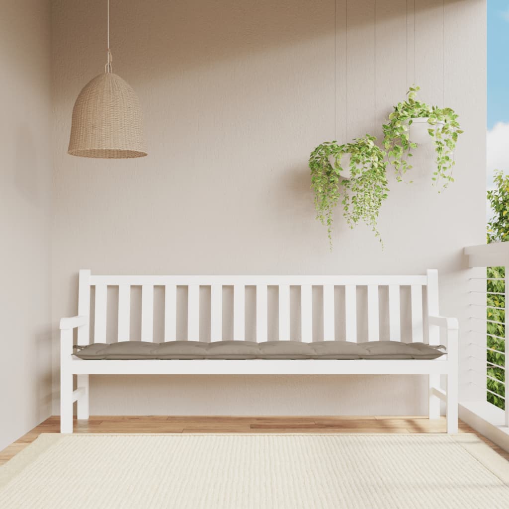 vidaXL Tuinbankkussen 100x50x7 cm oxford stof antracietkleurig