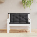 vidaXL Garden Bench Cushions 2 pcs 100x50x7 cm oxford fabric anthracite
