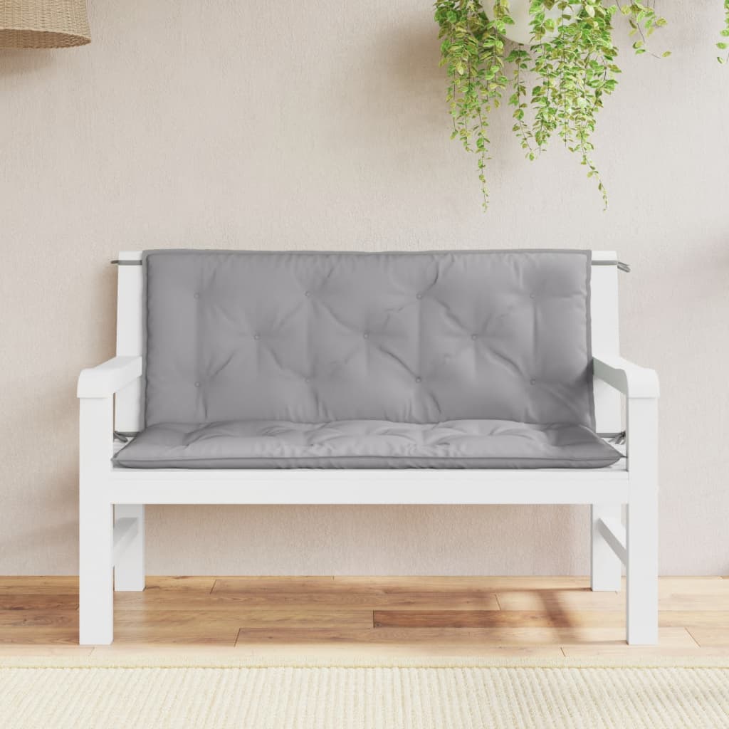 vidaXL Garden Bench Cushions 2 pcs 100x50x7 cm oxford fabric anthracite