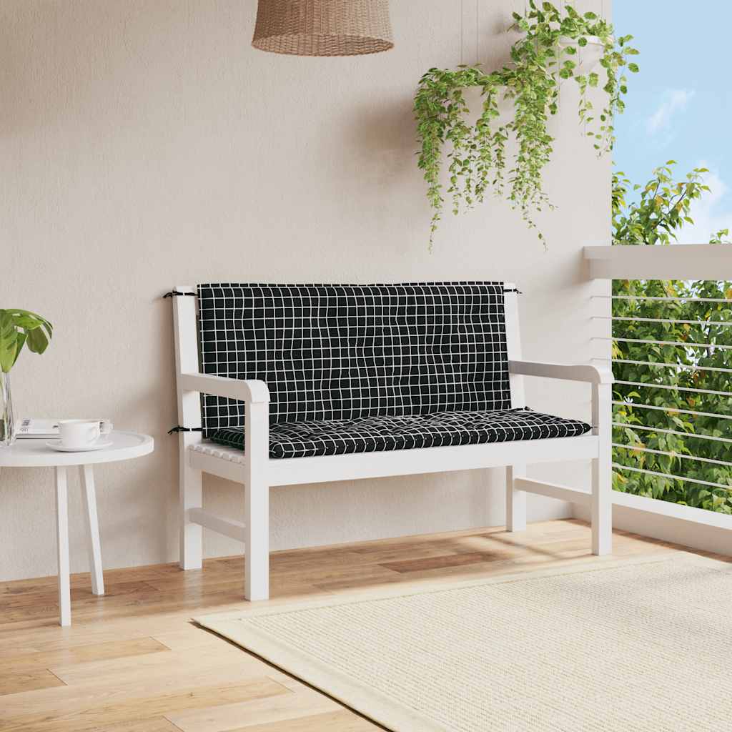 vidaXL Ensemble de banque de rangement 100x(50+50)x7 cm tissu Oxford couleur antraciet
