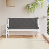 vidaXL Garden Bench Cushions 2 pcs 100x50x7 cm oxford fabric anthracite
