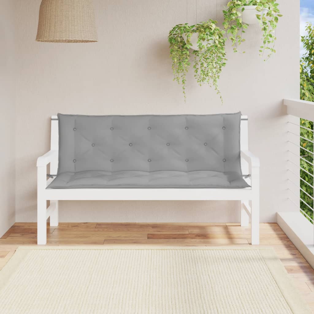 vidaXL Garden Bench Cushions 2 pcs 100x50x7 cm oxford fabric anthracite