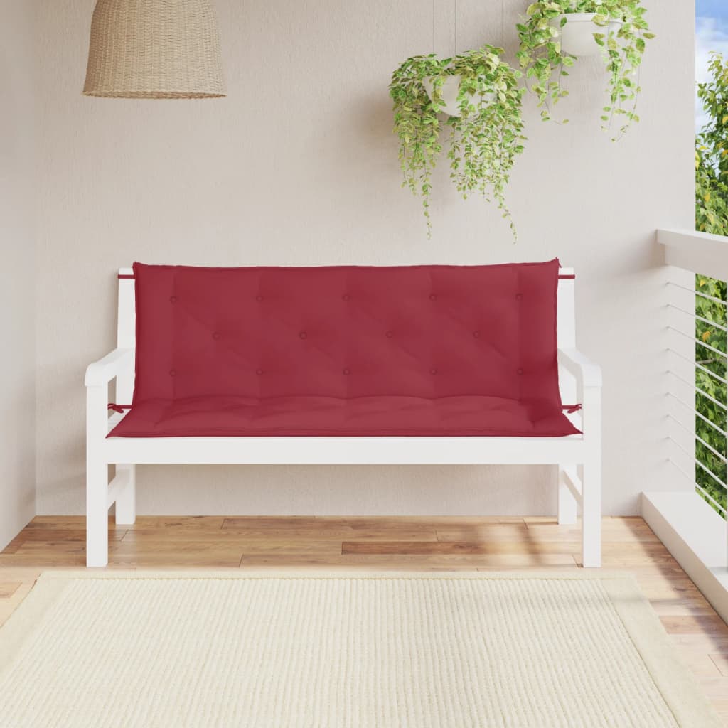 vidaXL Garden Bench Cushions 2 pcs 100x50x7 cm oxford fabric anthracite
