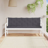 vidaXL Garden Bench Cushions 2 pcs 100x50x7 cm oxford fabric anthracite