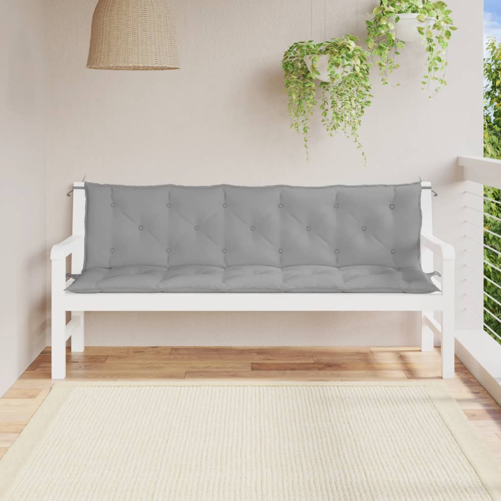 vidaXL Garden Bench Cushions 2 pcs 100x50x7 cm oxford fabric anthracite