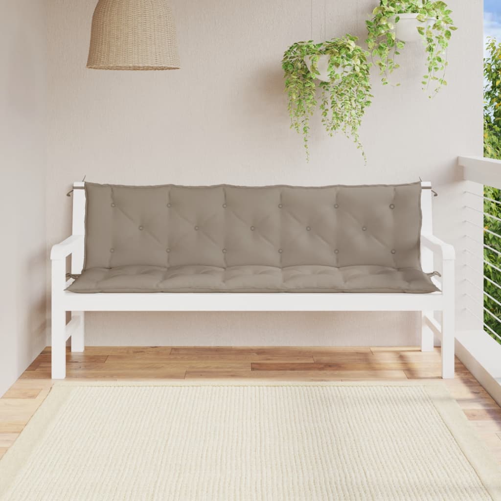 vidaXL Garden Bench Cushions 2 pcs 100x50x7 cm oxford fabric anthracite